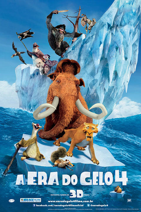 Poster A Era do Gelo 4 - Filmes - Infantil