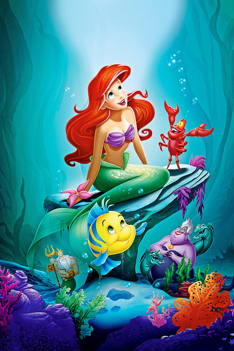 Poster Princesa Ariel Pequena Sereia - Filmes - Infantil