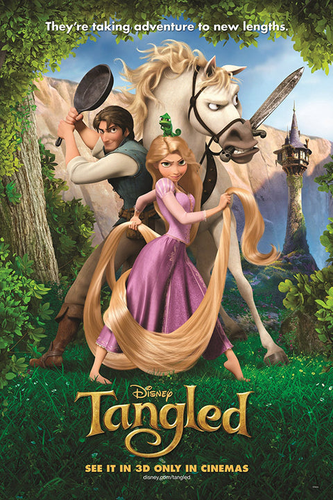 Poster Enrolados - Tangled - Princesa Rapunzel - Filmes - Infantil
