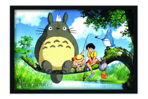 Poster Meu Amigo Totoro - Tonari No Totoro - Studio Ghibli - Infantil