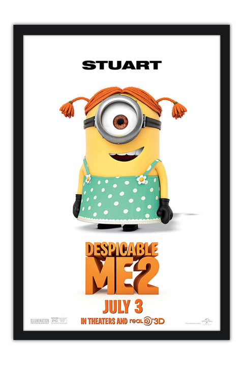 Poster Minions - Stuart - Meu Malvado Favorito 2 - Infantil