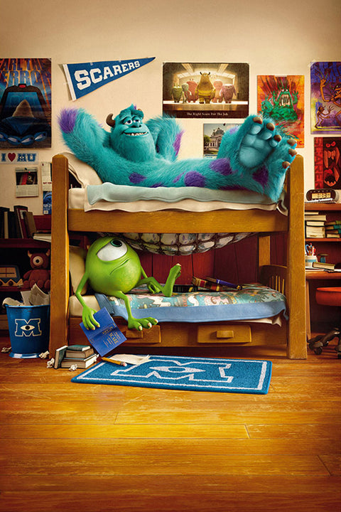 Poster Universidade Monstros - Filmes - Infantil