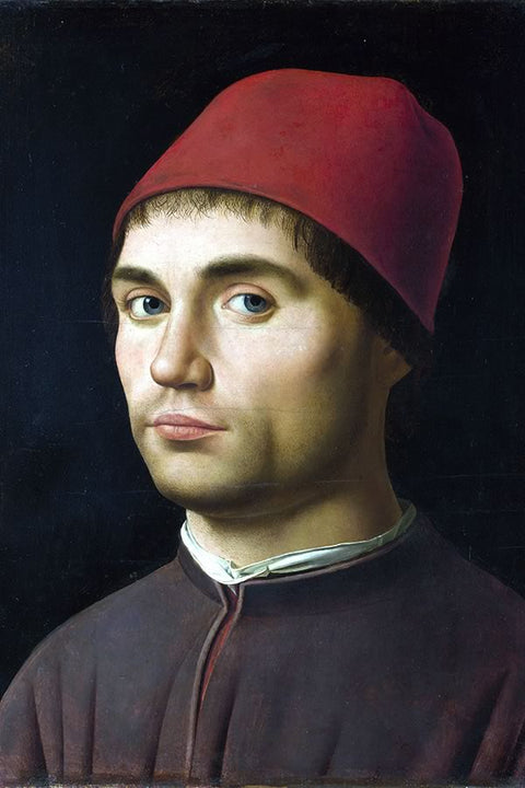 Poster Antonello da Messina - Portrait Of A Man - Obras de Arte