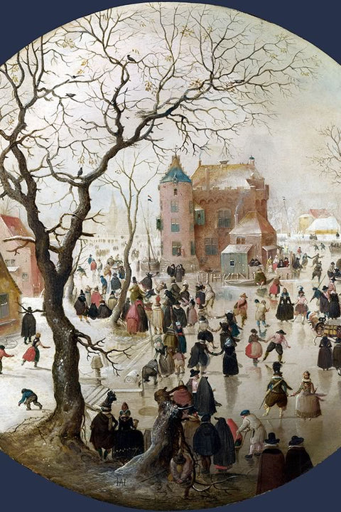 Poster Avercamp Hendrick - A Winter Scene With Skaters Near A Castle - Obras de Arte