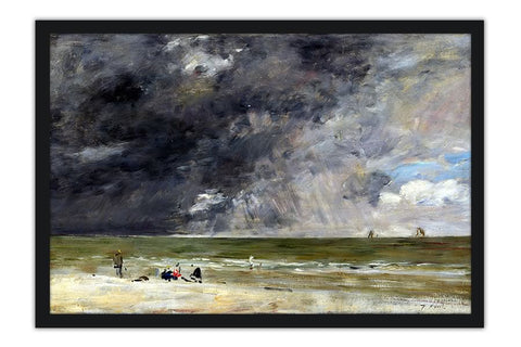 Poster Boudin Eugene - Beach At Trouville - Obras de Arte