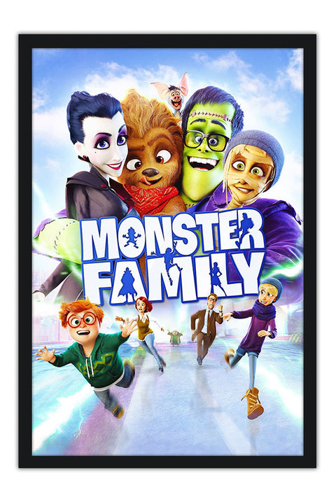 Poster A Família Feliz - Monster Family - Infantil