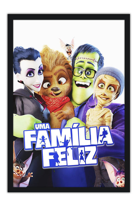 Poster A Família Feliz - Monster Family - Infantil