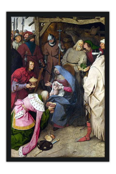 Poster Bruegel Pieter The Elder - 08.Religious Theme - The Adoration Of The Kings 1 - Obras de Arte