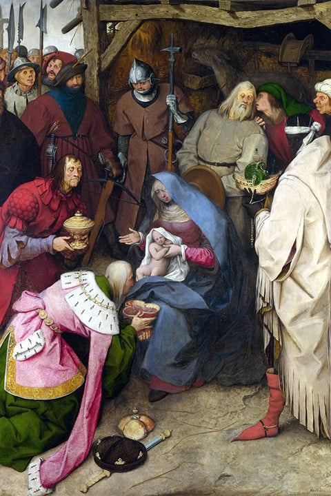 Poster Bruegel Pieter The Elder - 08.Religious Theme - The Adoration Of The Kings 1 - Obras de Arte