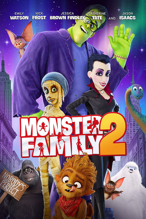 Poster A Família Feliz - Monster Family - Infantil