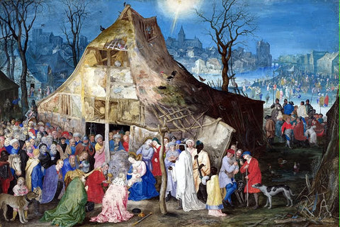 Poster Brueghel Jan The Elder - The Adoration Of The Kings - Obras de Arte