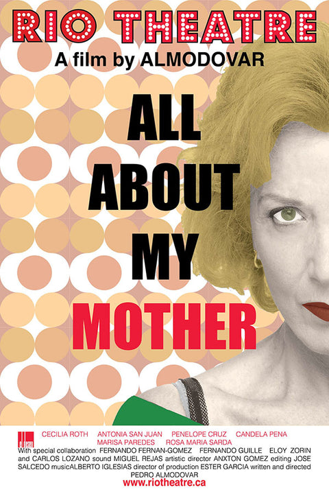 Poster Tudo sobre Minha Mãe - All About My Mother - Almodovar - Filmes