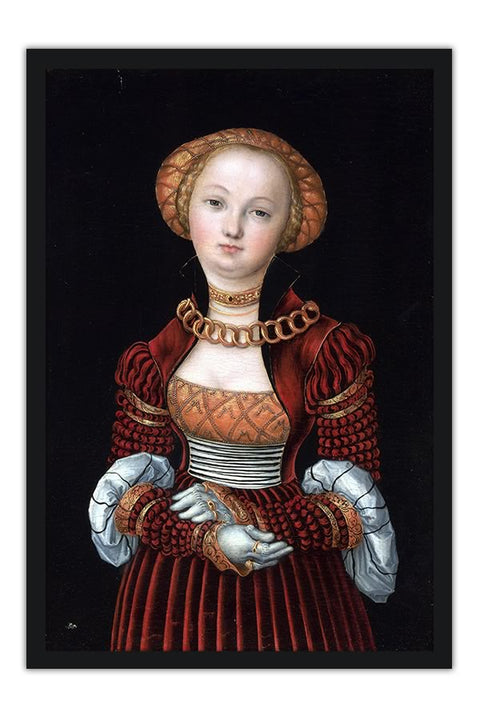 Poster Cranach Lucas The Elder - Portrait Of A Woman 2 - Obras de Arte