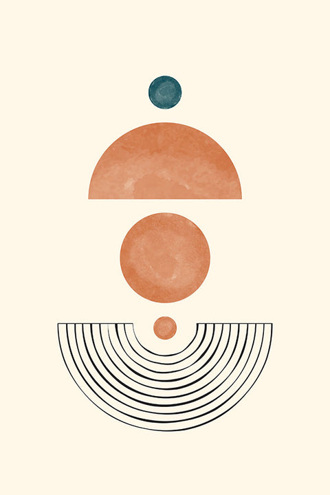Poster Coleção Circulos - 1 de 4 - Arte Decorativa