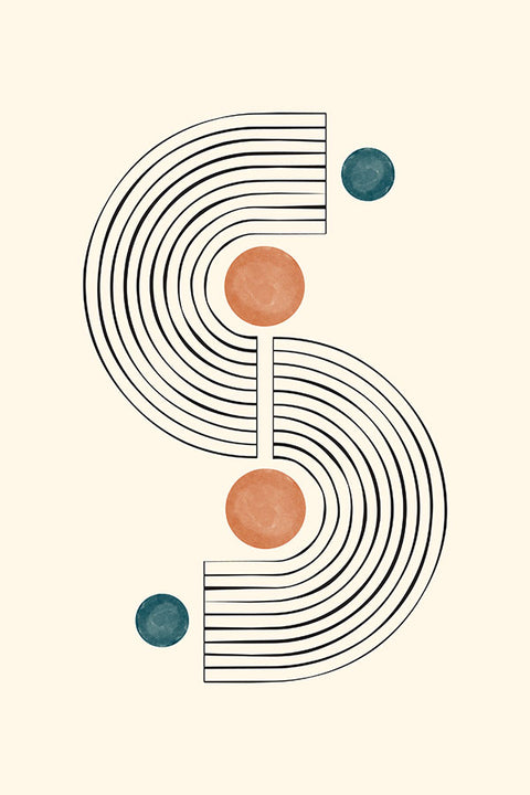 Poster Coleção Circulos - 2 de 4 - Arte Decorativa