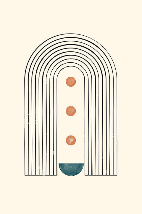Poster Coleção Circulos - 4 de 4 - Arte Decorativa