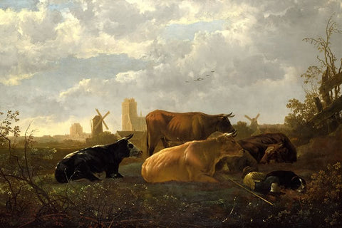Poster Cuyp Aelbert - The Small dort - Obras de Arte