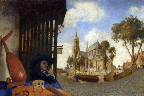Poster Fabritius Carel - View Of The City Of delft - Obras de Arte