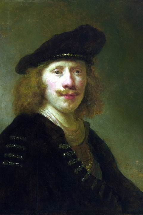 Poster Flinck Govert Teunisz - Self Portrait Aged 24 - Obras de Arte