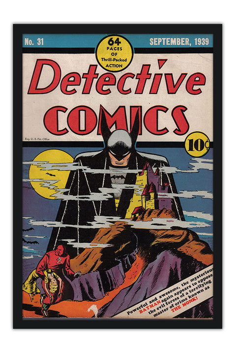 Poster Batman - Vintage - Capas De Quadrinhos - HQ - DC Comics