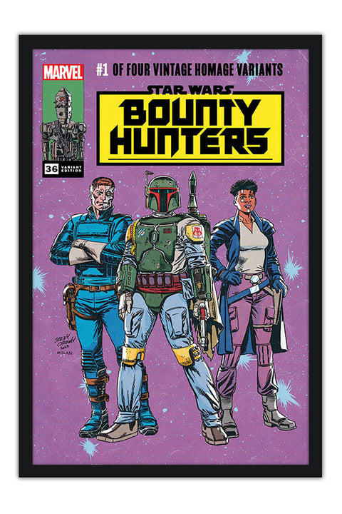 Poster Star Wars Bounty Hunters - Capas De Quadrinhos - HQ - Marvel