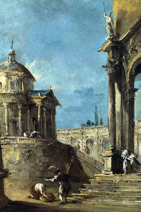 Poster Guardi Francesco - An Architectural Caprice 1 - Obras de Arte