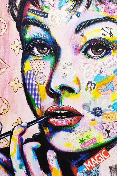 Poster Audrey Hepburn - Atriz - Figuras Históricas - Street Art