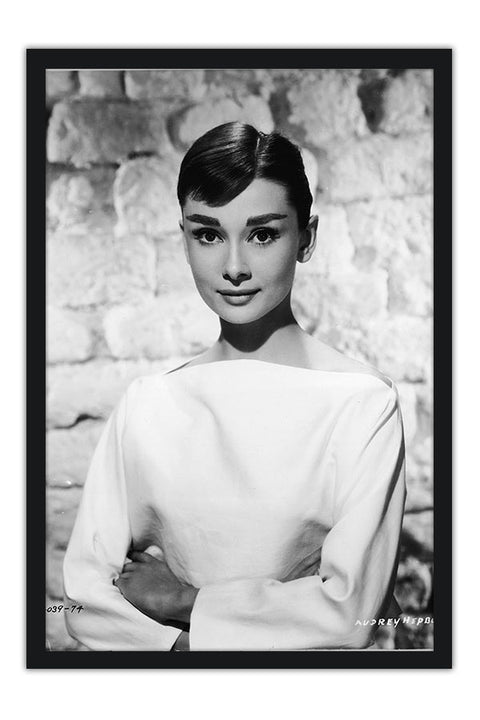 Poster Audrey Hepburn - Atriz - Figuras Históricas