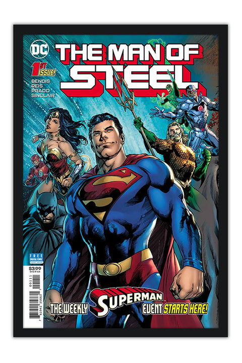 Poster Superman - The Man Of Steel Capas De Quadrinhos - HQ - DC Comics