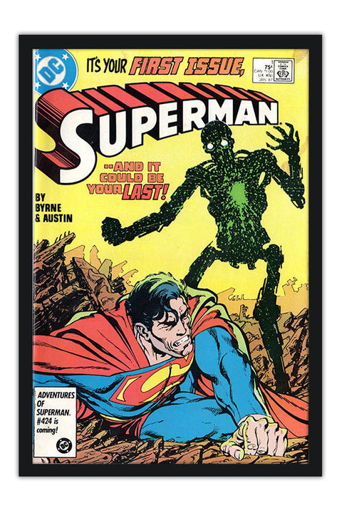 Poster Superman - Vintage - Capas De Quadrinhos - HQ - DC Comics