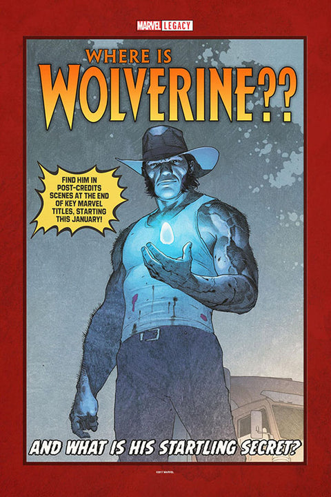 Poster Where Is Wolverine - Capas De Quadrinhos - HQ - Marvel