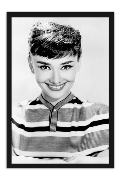 Poster Audrey Hepburn - Atriz - Figuras Históricas