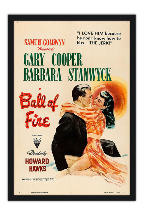 Poster Ball Of Fire - Bola De Fogo Vintage - Filmes