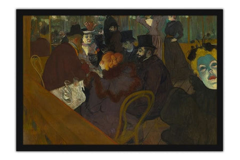 Poster Henri de Toulouse At The Moulin Rouge - 1892 - Obras de Arte