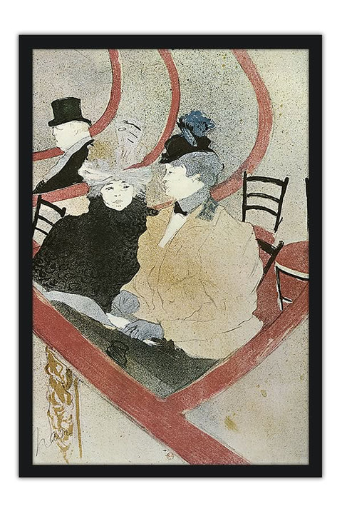 Poster Henri de Toulouse Box In The Grand Tier - 1896 - 1897 - Obras de Arte