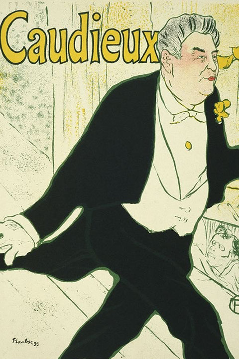 Poster Henri de Toulouse Caudieux - 1893 - San diego Museum Of Art - Obras de Arte