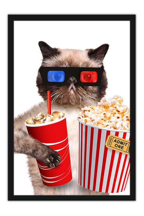 Poster Gato - Coleção Cinema - Animais