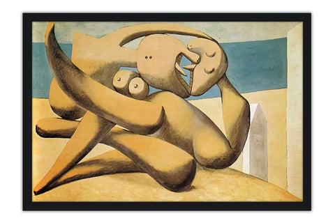 Poster Pablo Picasso - Figures By The Sea The Kiss - 1931 - Obras de Arte