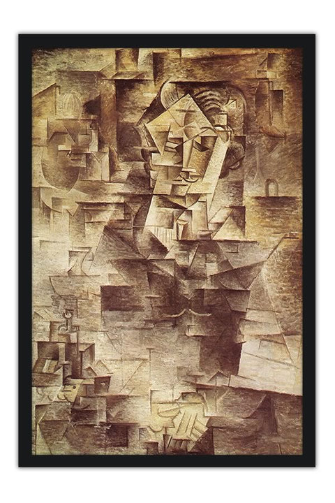 Poster Pablo Picasso - Portrait Of daniel Henry Kahnweiler 1910 - Obras de Arte