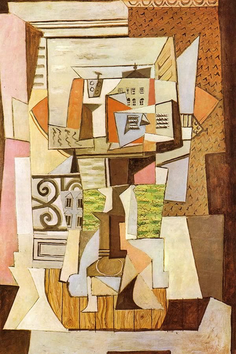 Poster Pablo Picasso - Still Life On A Table 1920 - Obras de Arte
