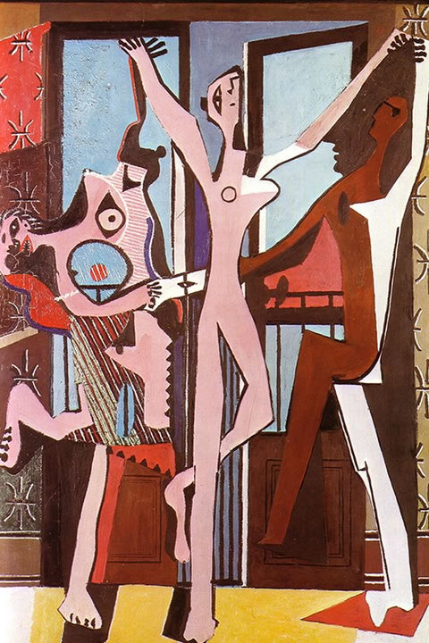 Poster Pablo Picasso - The Three dancers 1925 - Obras de Arte