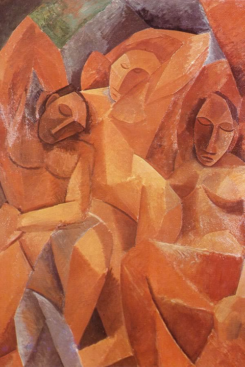 Poster Pablo Picasso - Three Women 1907 - Obras de Arte