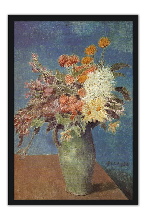 Poster Pablo Picasso - Vase Of Flowers 1901 - Obras de Arte