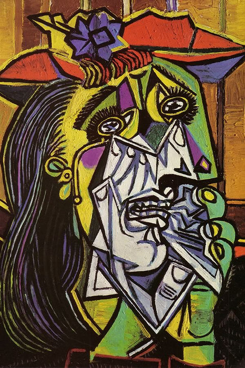 Poster Pablo Picasso - Weeping Woman 1937 - Obras de Arte