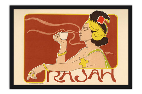 Poster Rajah - La Belle Époque - Vintage
