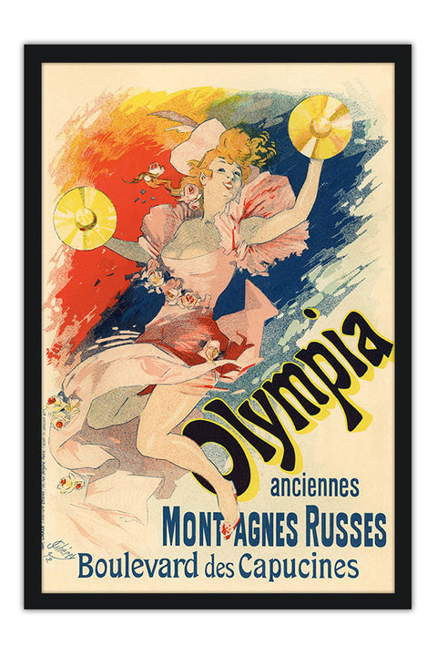 Poster Olympia Mont Agnes Russes - La Belle Époque - Vintage