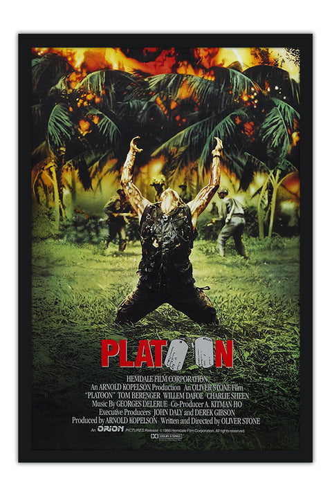Poster Platoon - Guerra - Filmes