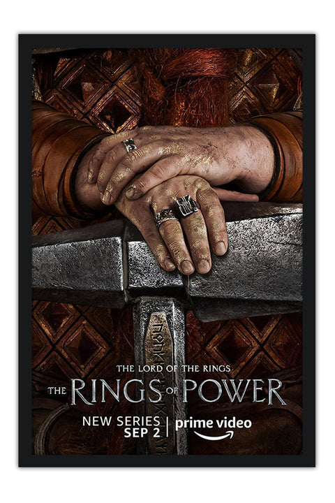 Poster Rings of Power - Anéis do Poder - Senhor dos Anéis - Séries