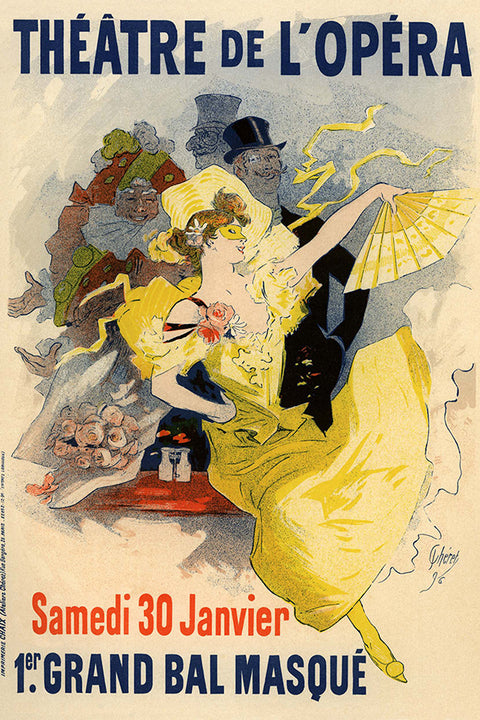 Poster Theatre de L'Opera - La Belle Époque - Vintage