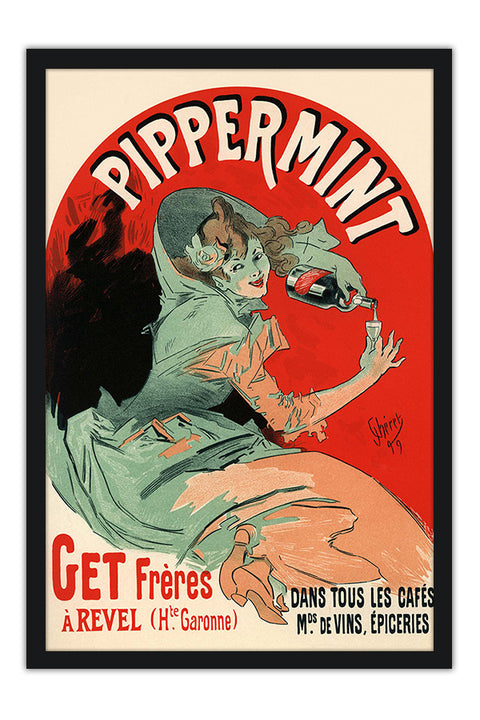 Poster Pippermint - La Belle Époque - Vintage